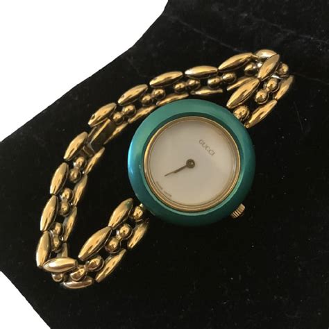 retro vintage gucci watch|vintage Gucci watch interchangeable.